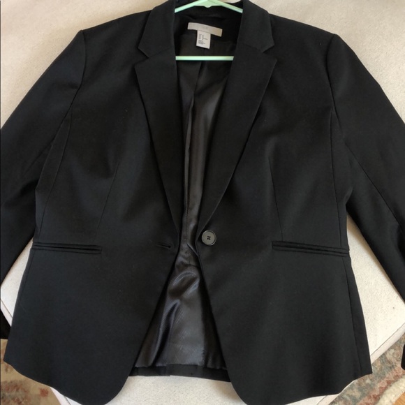 H&M Black Blazer Jacket - Picture 6 of 6